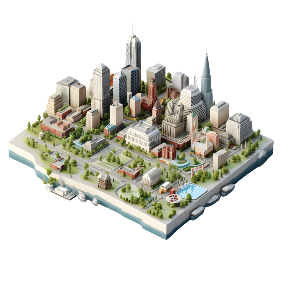 City block lifestyle visualization